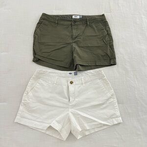 BUNDLE - Size 6 Old Navy Women's Classic Relaxed Fit Shorts